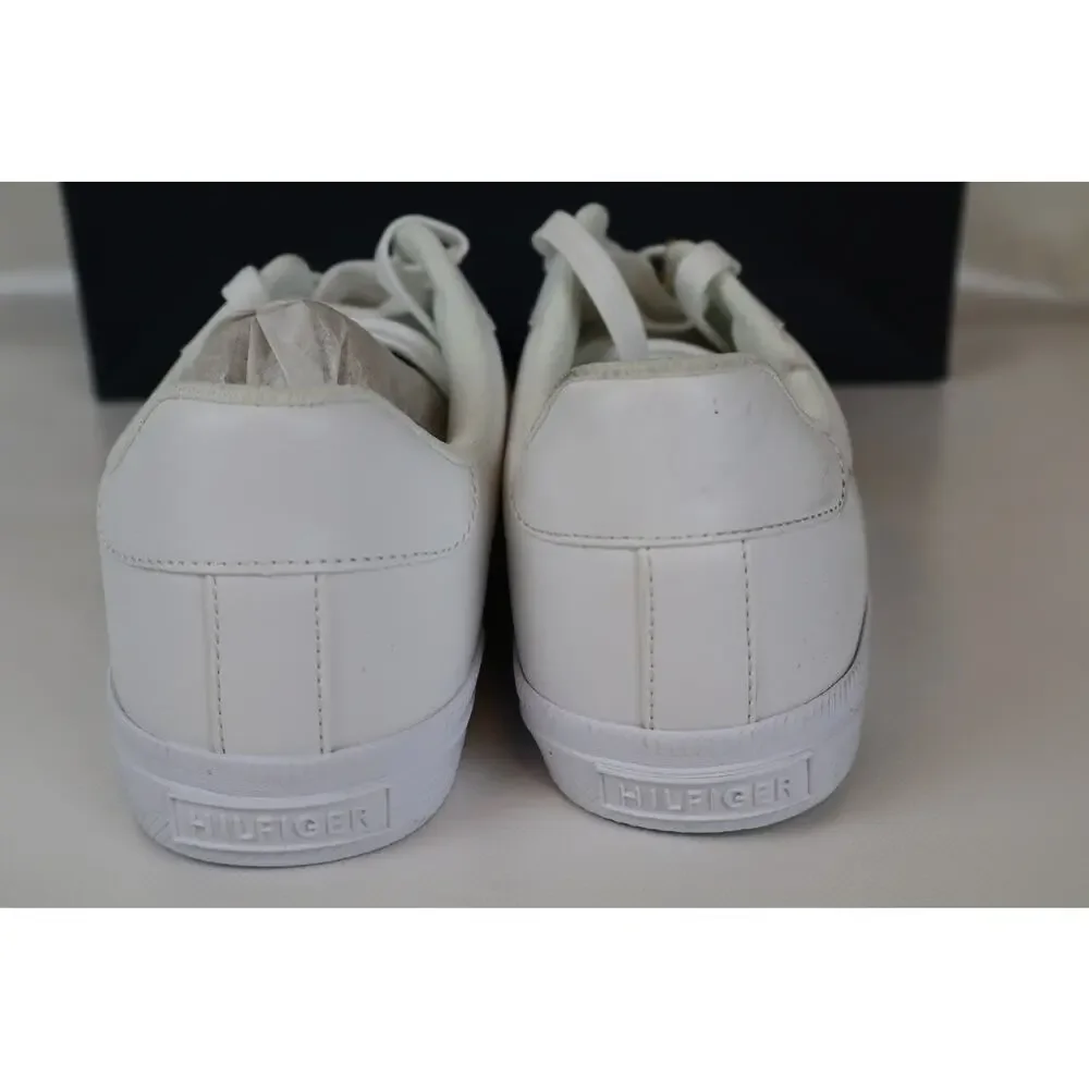 NEW Tommy Hilfiger Lelini Sneakers Women's White Low Top Lace Up Size 9M
